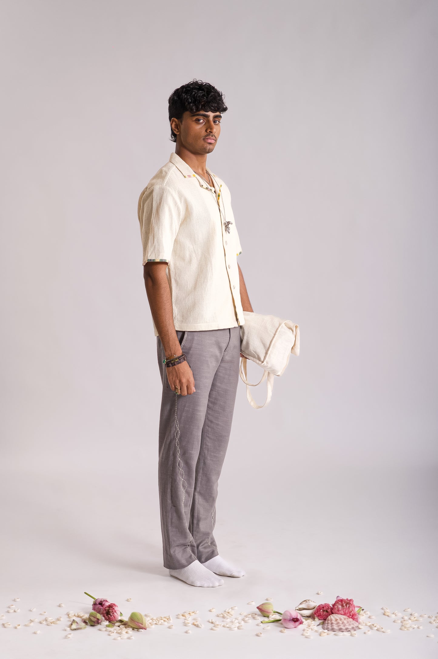 Knitted Jaali Shirt - OW