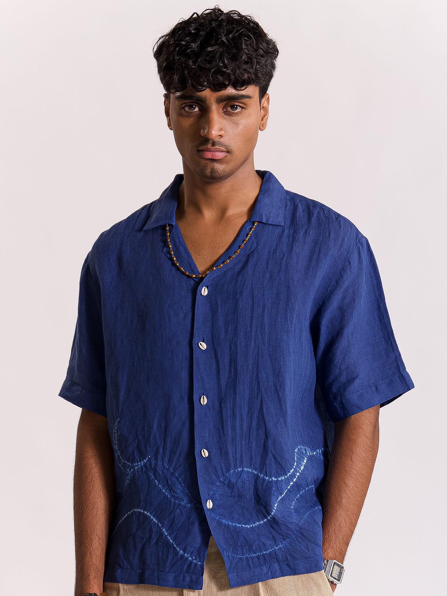 CHANDRA LEHAR SHIRT - LINEN