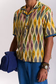 The Handwoven Ikat Shirt- Multicolor