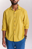 Multi Serpent Embroidered Shirt - Yellow